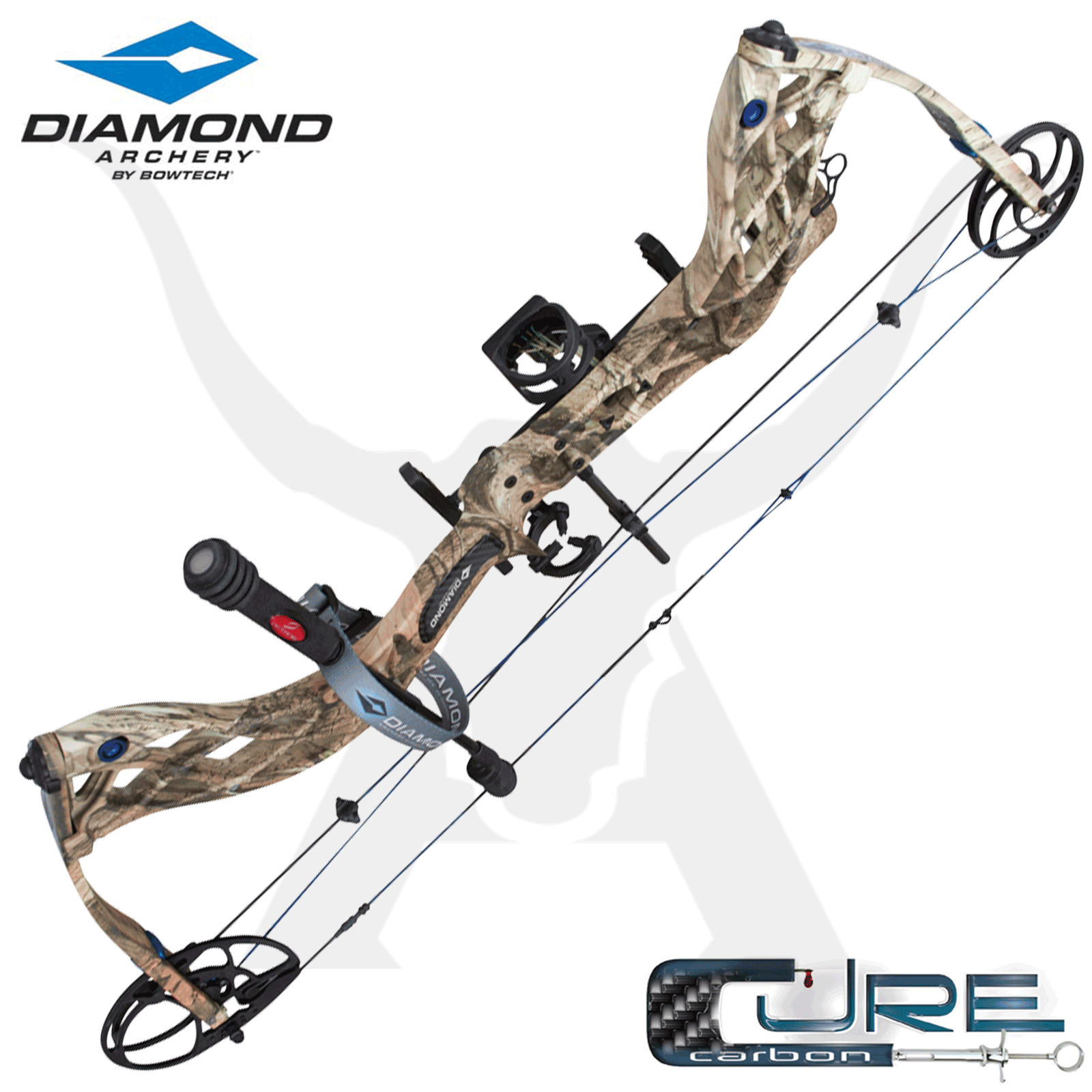 DIAMOND ARCHERY CARBON CURE COMPOUND BOW R A K EQUIPPED FROM APEX