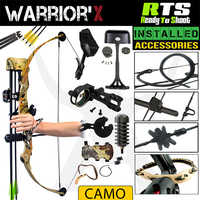 RTS 60Lbs Warrior'X Bow Kit Camo / 60lbs / Right Handed