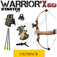 60lbs - STARTER KIT - APEX WARRIOR'X 60lbs / Outback Camo / Right Handed